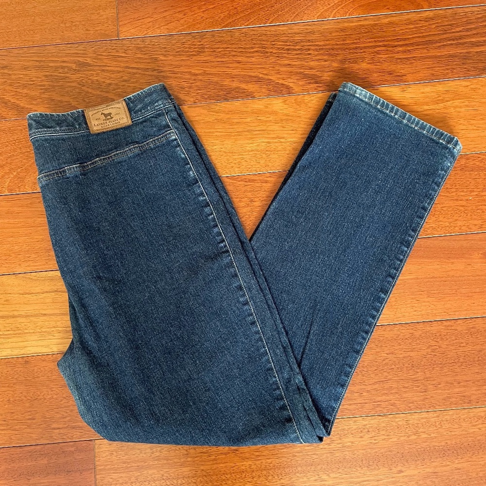 Lauren Jeans Company Vintage Medium Wash High Rise Jeans 14